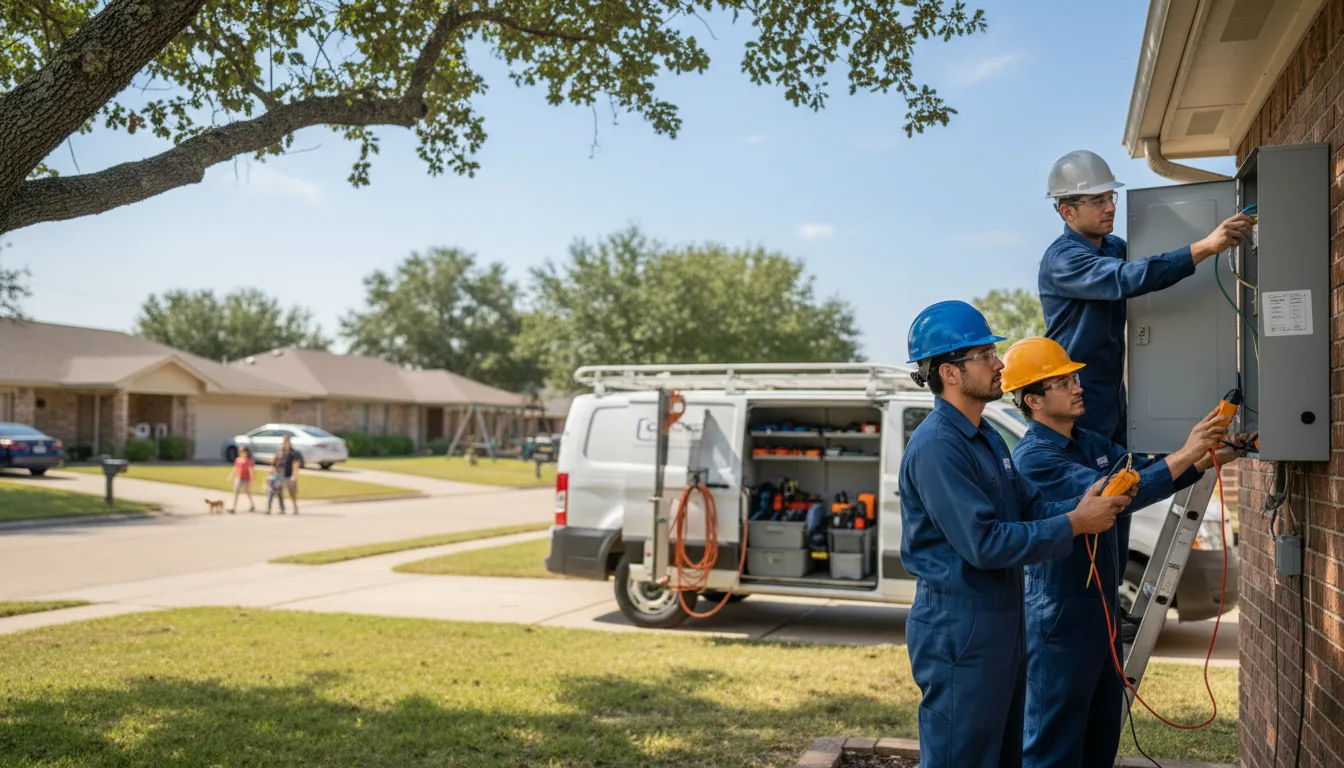 Certified electrician providing emergency electrical services in Adamsville, TN